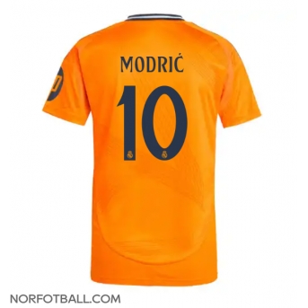 Billige Fotballdrakt Real Madrid Luka Modric #10 Replika Bortedrakt 2024-25 Kortermet